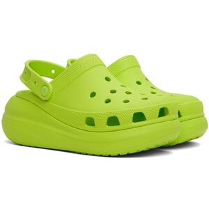 Crocs Green Crush Clogs Size 7